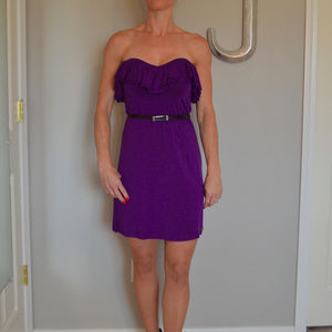 Purple multi wear dress